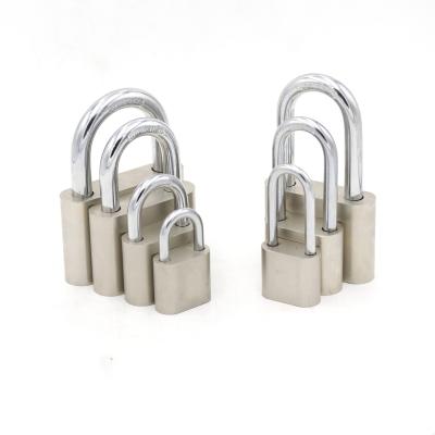 China Warehouse OEM Top Security Shorts/Color Iron Body Paddle Cylinder Available Matte Padlock Long Shack with 4 Keys Size 30-40-50-60-70mm for sale