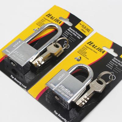 China School Wholesale Safty Short Shackle Long Chrome/Nickel Plated Square Leaf Blade Latch Wing Key Padlock for sale