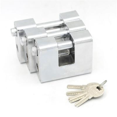 China New Next Heavy Duty Size 84-94-104mm 5 Cylinder Brass Padlock Warehouse Keys for sale