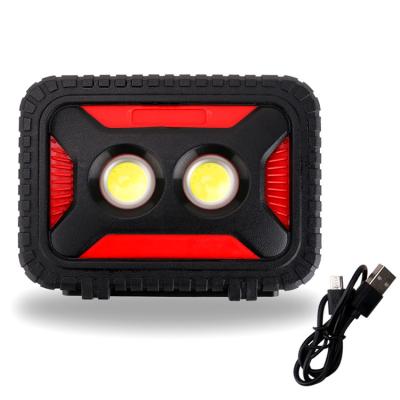 China 2021 NEW Residential Waterproof Outdoor Portable Lighting LED Light Rechargeable COB Work Beads Flood Light for sale