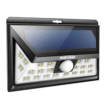 China Outdoor Garden Radio 24 LED Solar Power Motion Sensor Light for sale