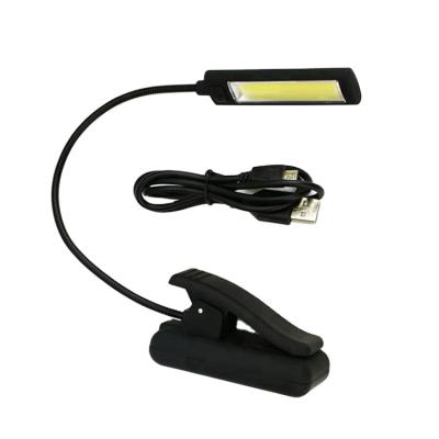 China Modern Flexible Detachable USB COB LED Reading Light Study Desk Table Lamp for sale