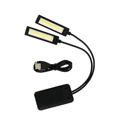 China Modern Flexible COB LED USB Rechargeable Clip On Reading Light for sale