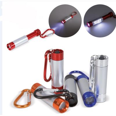 China Aluminum Alloy Camping Focusing Light Logo Flashlight Telescopic Key Chain for sale