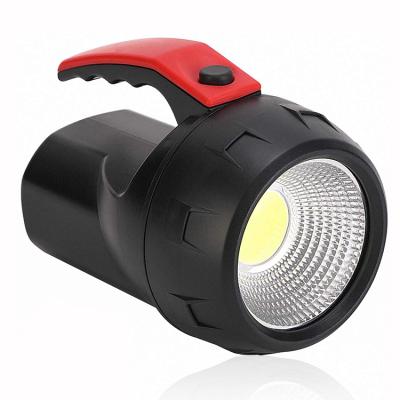 China Residential Outdoor COB LED Flashlight 6V Handheld Battery Super Bright Spotlight Enclosed for sale