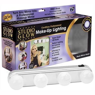 China Lit As Seen On TV Studio Glow Vanity Make Up Light For Mirror for sale