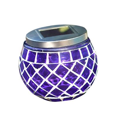 China Solar Outdoor Garden Mosaic Landscape Path Lights for sale