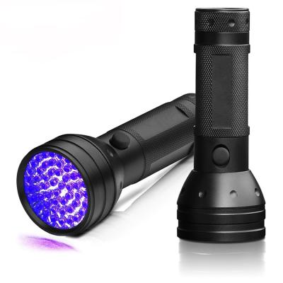 China Industrial Aluminum Alloy 51 Led UV Flashlights Black Lights for sale