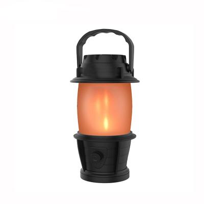 China Home Decoration Flame Effect Flickering Light with Adjustable Glow Camping Lantern for sale