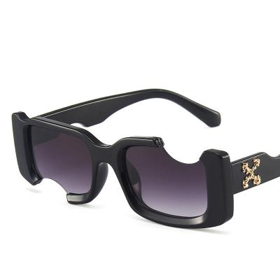 China Square Hip Hop News Trend Female Square Male Sunglasses Personality Sunglasses for sale