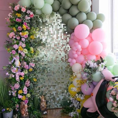 China Party Decoration 109pcs Party Decoration Balloon Arch Set Avocado Green Theme Decoration Latex Balloon Chain Set for sale