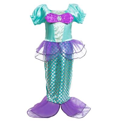 China Little Cotton Carnival Girls Mermaid Costume For Kids Gilr Ariel Princess Children Halloween Costumes Halloween Cosplay for sale