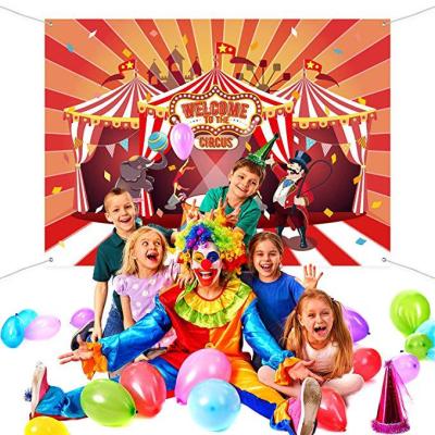 China Festival circus carnival background decoration circus banner party decoration for sale