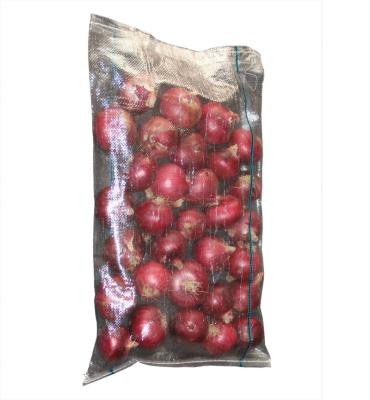 China 10kg 25kg agriculture potato onion sacks transparent white pp woven bag for sale for sale