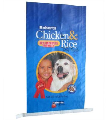 China Agriculture Farming Used Dog Food Packing Bopp PP Laminated Bags for sale