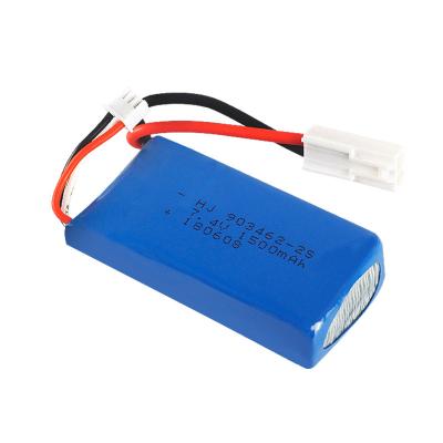 China Remote Control Toys HXJ 7.4V 1500mAh FT009 Polymer Lithium Battery Boat Speedboat FX067C Battery 903462 for sale