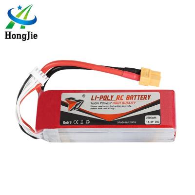 China HJ RC Toys Toys Ultra Thin Rechargeable Li-ion 14.8V Lithium 2700mAh 803496 Li Ion Battery Pack for sale