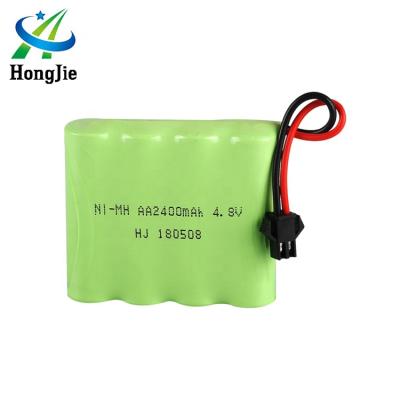 China Toys nimh battery pack 4.8v 2400mah rechargeable battery 4.8v Ni-MH AA battery for sale