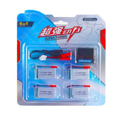 China Toys HJ RC Li Ion JST Plug Lithium Polymer Rechargeable Battery 3.7V 750mAh 25C 902540 Lipo Battery for sale