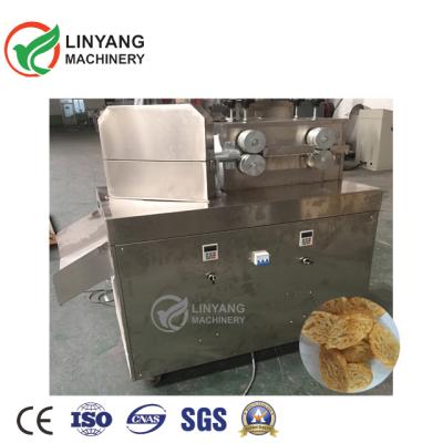 China Food Processing Machine Puffed Food Bread Snacks Twin Screw Extruder Production Line for sale