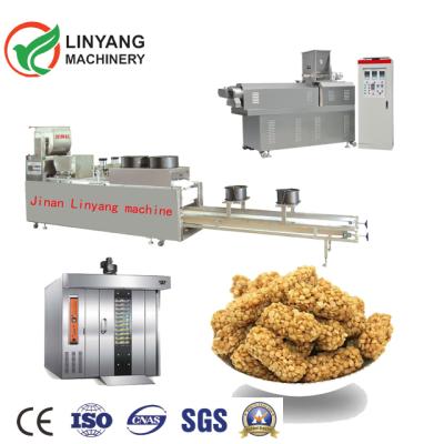 China Food Industry Factory Oatmeal Crispy Cereal Snack Grains Puffing Crispy Production Line for sale