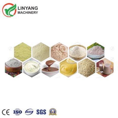 China Nutritional Food Processing Units Power Puffed Grains Power Cereal Twin Screw Extruder Baby Food Production Line for sale