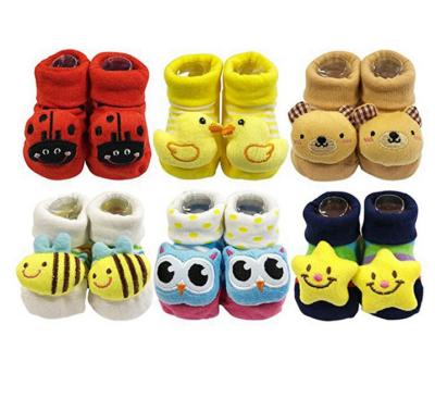 China Sporty Cotton Wholesales Toddler Baby 3D Toy Animal Walker Pre Socks for sale