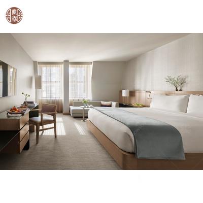 China Modern Foshan Customized Hotel Furniture Factory 3 Star Wooden Hotel Bedroom Set for sale