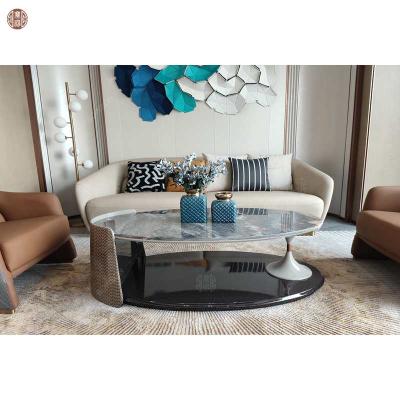 China Hotel Guest Room Furniture Modern Hot Selling Marble Table Hotel Coffee Table for sale