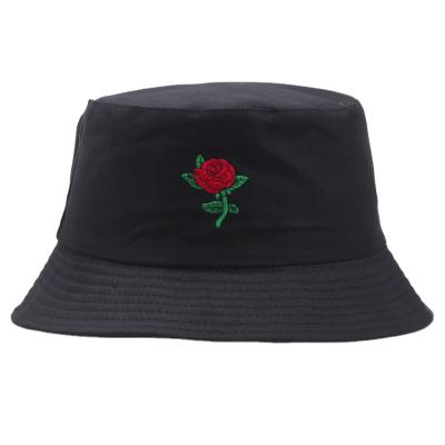 China Wholesale Unisex Fashion Embroidered Bucket Hat Summer Women Bucket Hat Breathable for sale