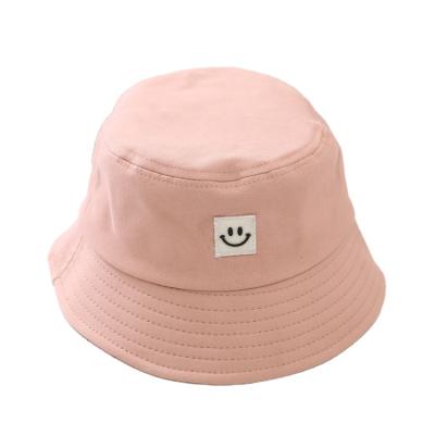 China Unise Hat Summer Travel Bucket Beach Sun Hat Breathable Smile Face Sun Visor Baby Fisherman Bucket Hat for sale