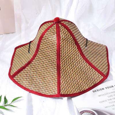 China Wholesale Custom Made Summer Straw Hat Sombrero Porcelain Floppy Straw Hat Beach Eco-friendly Material for sale