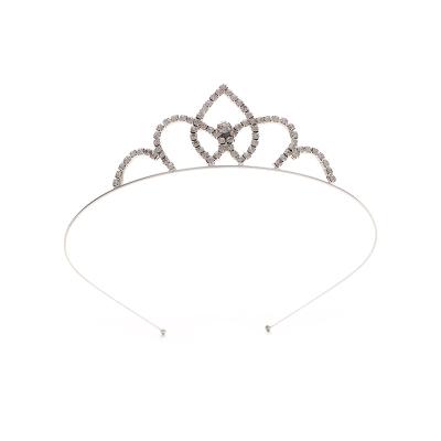 China Fashion Sparkly Rhinestone Crowns Elegant Tiaras Gold Sliver Princess Headpiece For Women Girl for sale