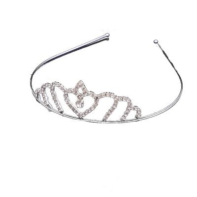 China Fashion Sparkly Rhinestone Crowns Elegant Tiaras Gold Sliver Princess Headpiece For Women Girl for sale