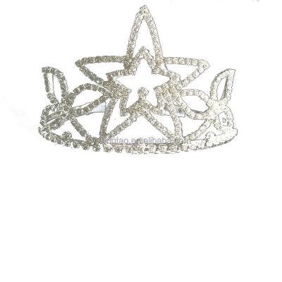 China Elegant Sparkly Princess Fashion Gold Ribbon Rhinestone Pageant Tiaras Crowns Factory Wholesale For Happy Birthday Women Girl for sale