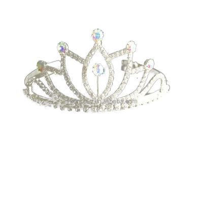 China Elegant Sparkly Princess Fashion Gold Ribbon Rhinestone Pageant Tiaras Crowns Factory Wholesale For Happy Birthday Women Girl for sale