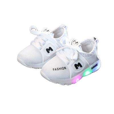 China 2022 Kid Children Led Light Autumn Anti-slip Sports Shoes stock for sale