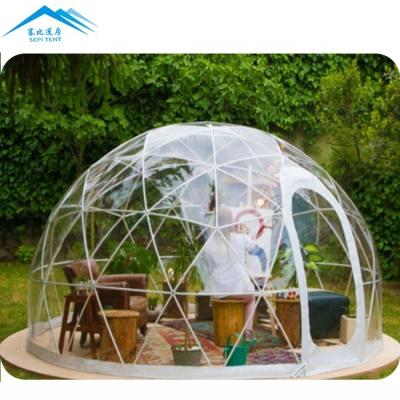 China Geodesic Pvc Waterproof Garden Dome Geodesic Dome Tents In Home Gardens for sale