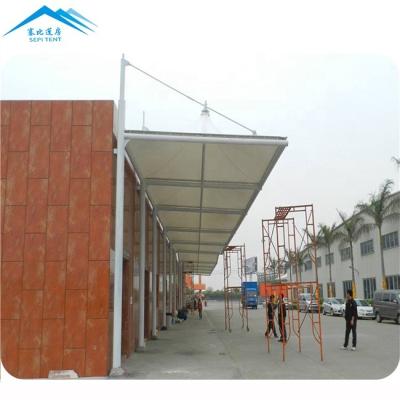 Cina High Quality Corridor Membrane Structure Tent Membrane Structure Sun Shade Canopy Tent in vendita