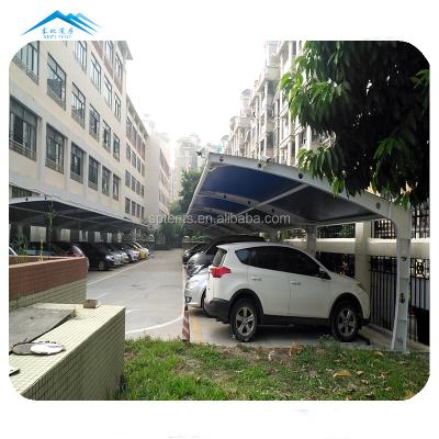 Китай Outdoor steel beam building membrane garage shade cover for car parking roof tent for sale продается