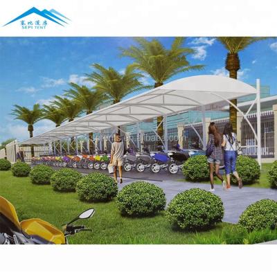 Китай Cheap 30x6 carports sheet metal carport PVDF tensile membrane structure parking canopy tent продается