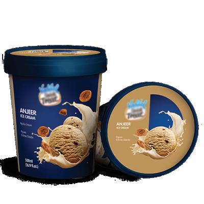 China Ecological. 2021 JS Food Grade Hot Selling Custom Logo PP Ice Cream Container 1 Pint Food Grade Cookie Dough Plastic Frozen Ice Cream Packaging Plastic for sale