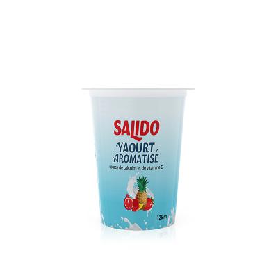 China Freezer safe. good quality 125g 250g 500g eco friendly disposable custom printed LOGO food grade yogurt cups for sale