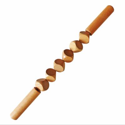 China Good Quality Body Sculpting Anti Cellulite Face Massager Laminated Therapy Tool Roller Wood Massage For Body for sale