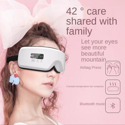 China Wholesale High Quality Intelligent EYE Care Eye Massager With Air Pressure Wrapped Hot Compress Relieve Tired Eyesight Massage Sleep for sale