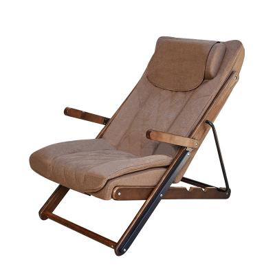 China Full Body Shiatsu Modern Electric Swing Armchair Small Portable Wooden Rocker Massage Chair for sale