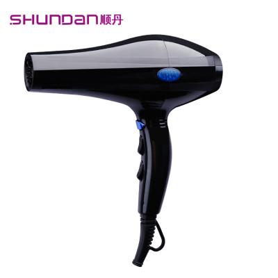 China Ionic professional hair dryer with blue LED lights with ions for sale