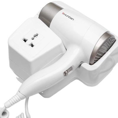 China Household Hotel Wall Mounted Hair Dryer With ABS Material High Quality 1200W Cable for sale