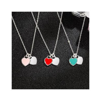 China FASHIONABLE Heart Valentine's Day Gifts Necklace Valentine's Day Charm 925 Sterling Silver Pendant Necklace For Women King Necklace for sale