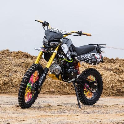 China RVs Offroad Gasoline Other 125cc Air Kick Motorcycles and Cool Electric Start Road Dirtbike 4 Stroke Big Wheel Adult Dirt Bike for sale